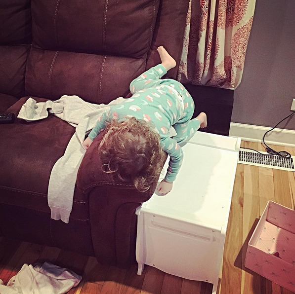 Kids Sleeping Positions Arm Couch