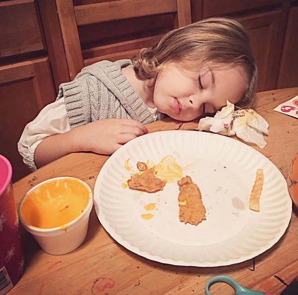 Kids Sleeping Positions Chicken Fingers
