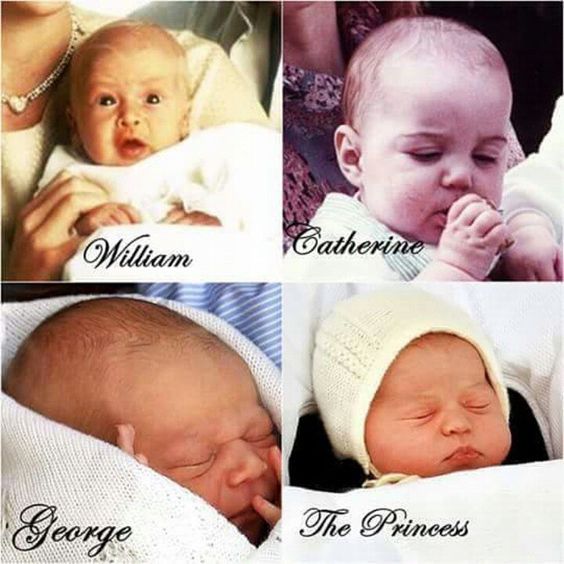 princess-charlotte-prince-george-parents-as-babies