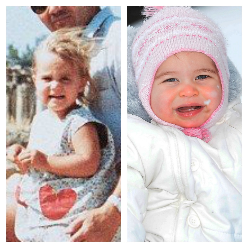 Pippa Middleton Princess Charlotte Comparison