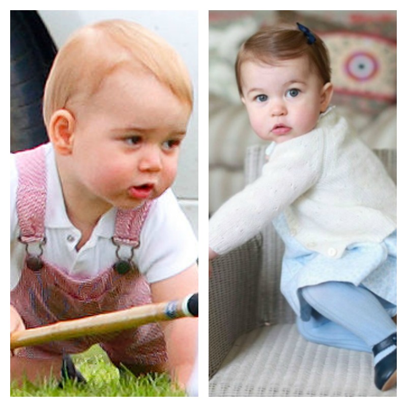 Prince George Princess Charlotte Comparison