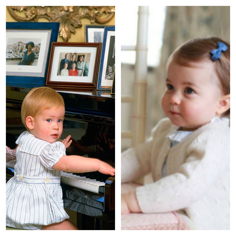 Prince Harry Princess Charlotte Comparison