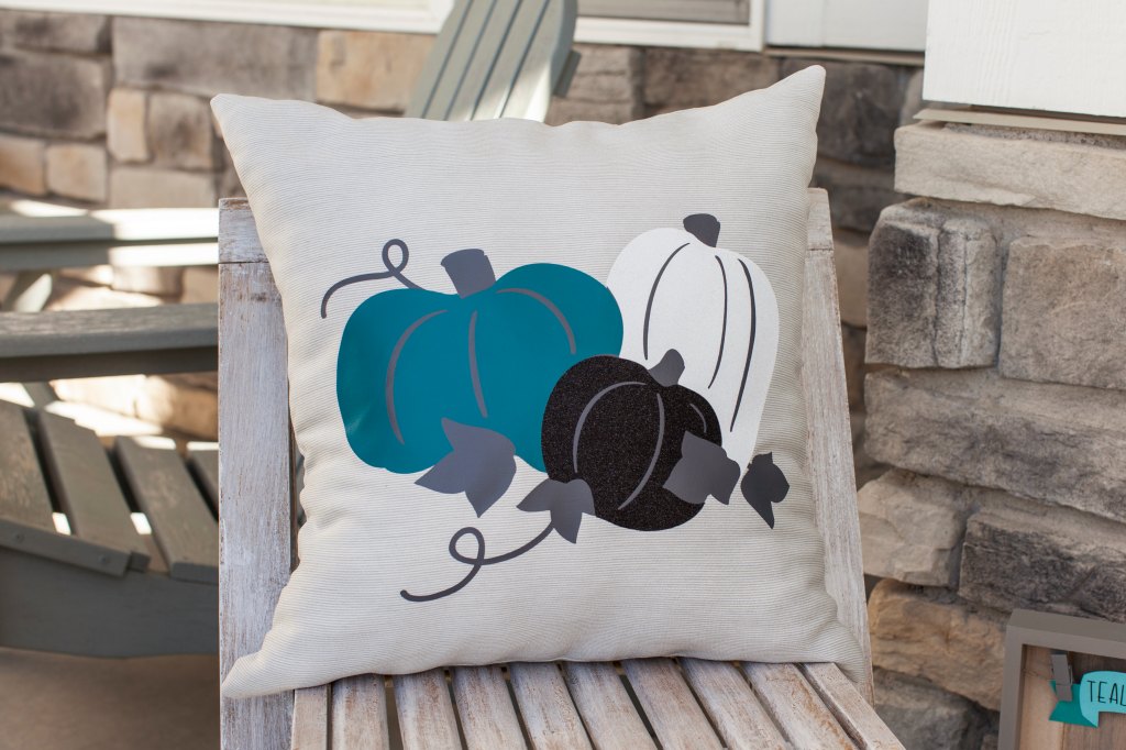 Teal Pumpkin Pillow