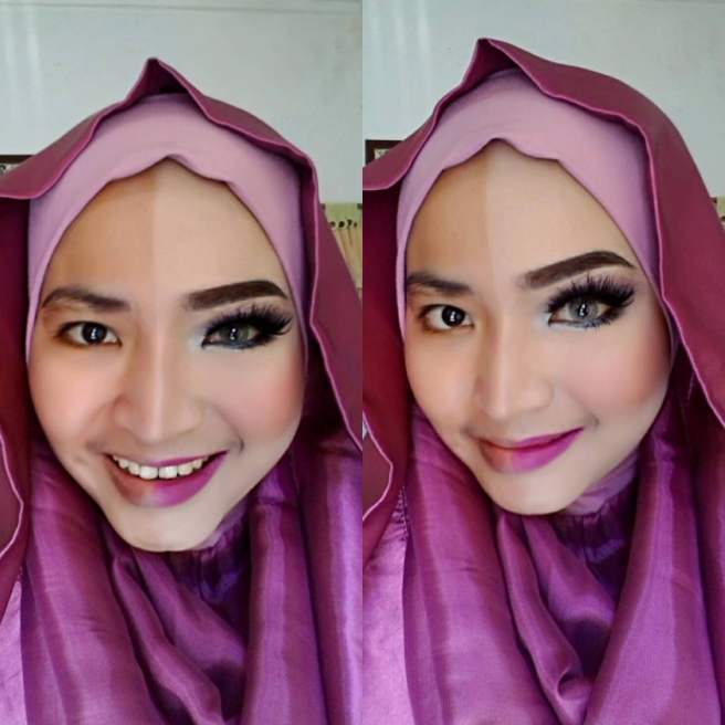 Half Face Makeup 6
