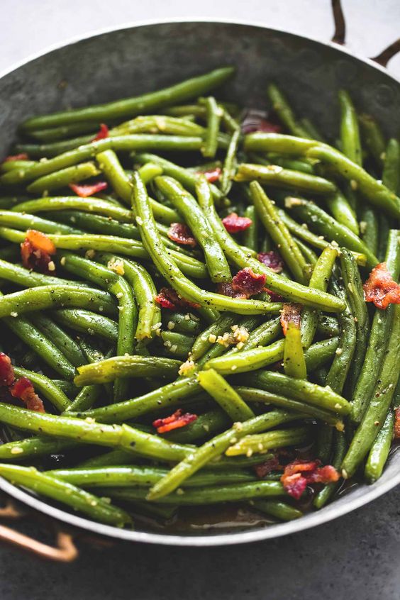 Thanksgiving Side Dishes Brown Sugar Green Beans Bacon