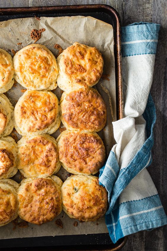 Thanksgiving Side Dishes Chipotle Cheddar Biscuits