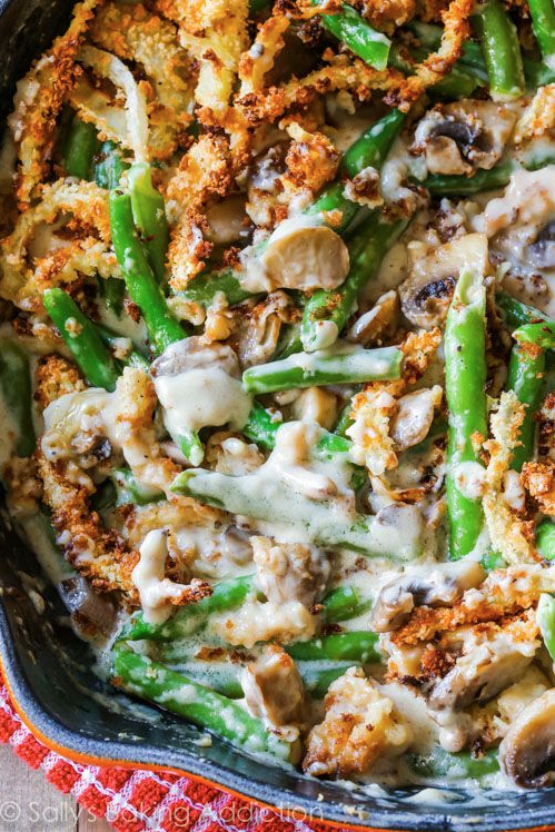 Thanksgiving Side Dishes Creamy Green Bean Casserole