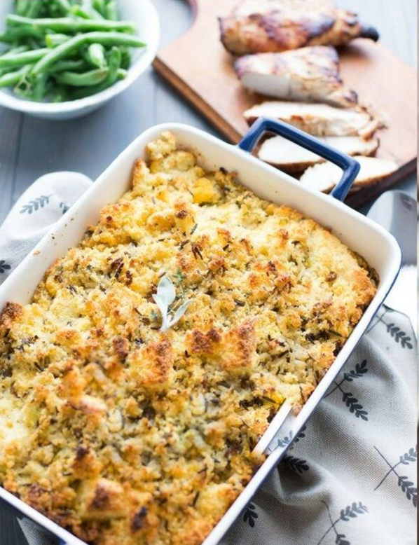 Thanksgiving Side Dishes Easy Cornbread Stuffing