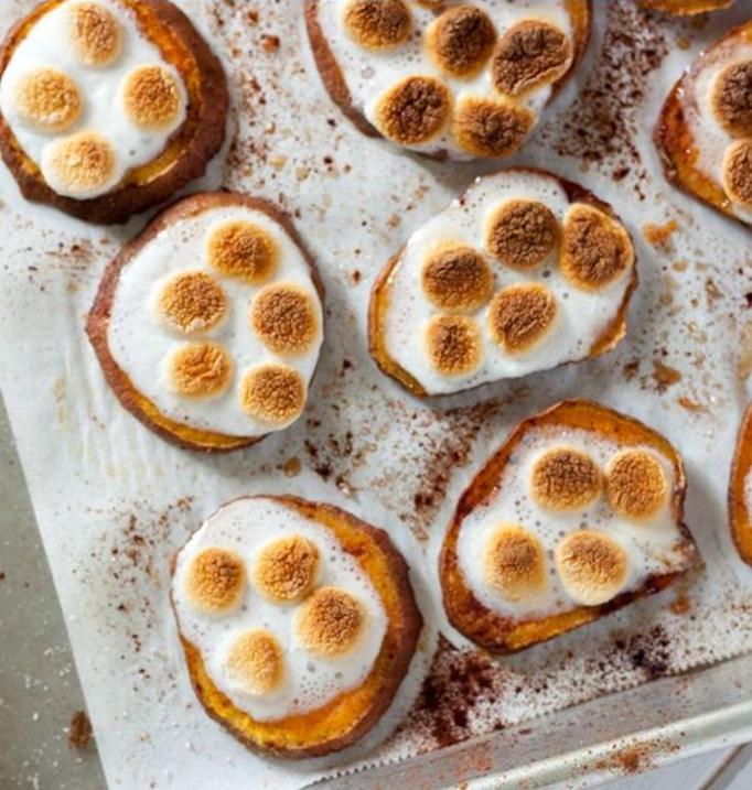 Thanksgiving Side Dishes Sweet Potato Casserole Bites