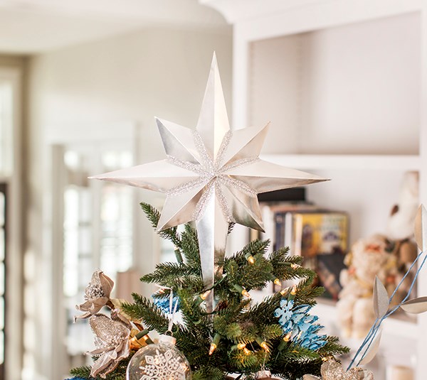 3 D Star Tree Topper