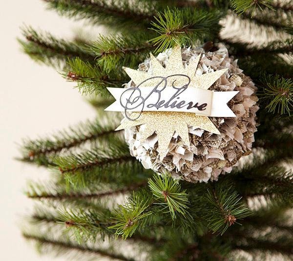 Believe Pom Pom Ornament