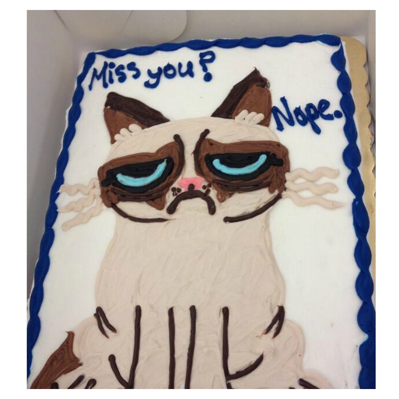 Farewell Cakes Cat