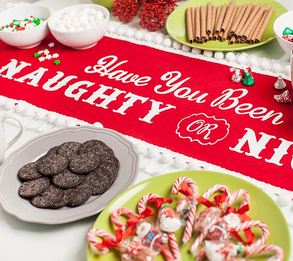 Naughty Or Nice Felt Runner