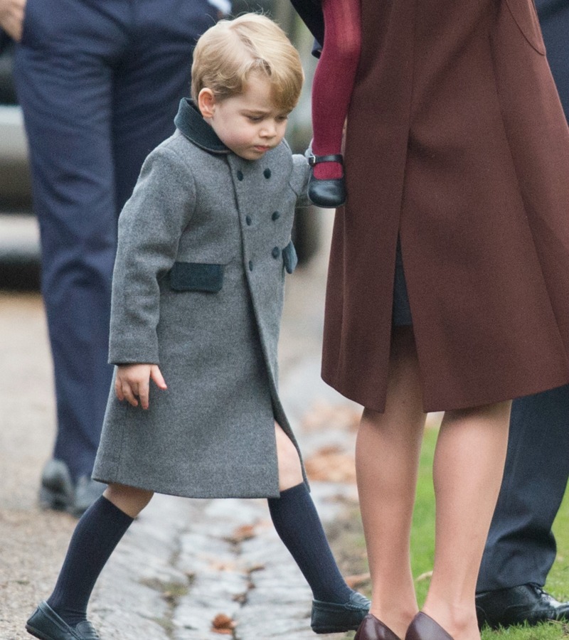 Royal Family Christmas George Walking