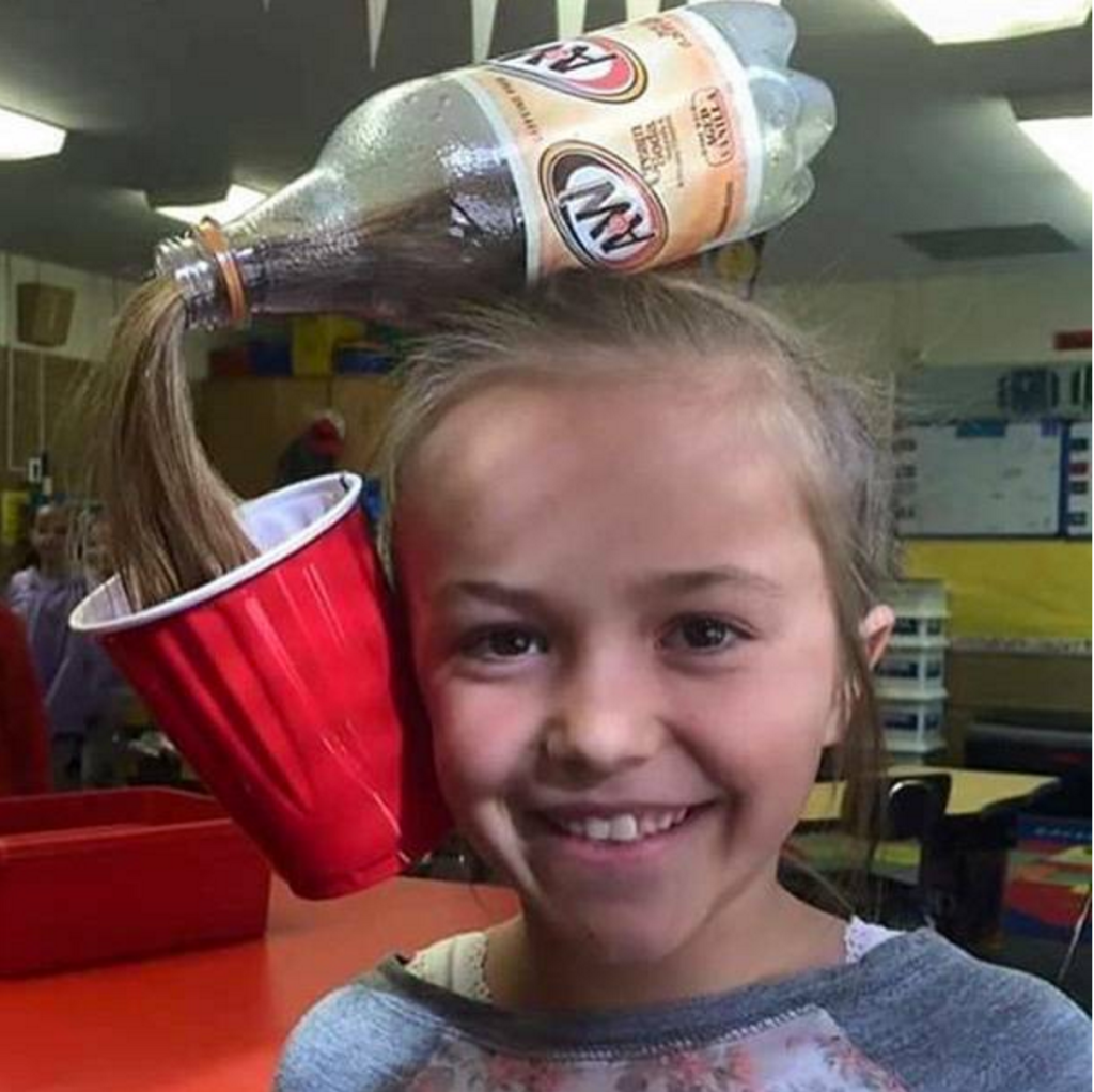 crazy hair day root beer