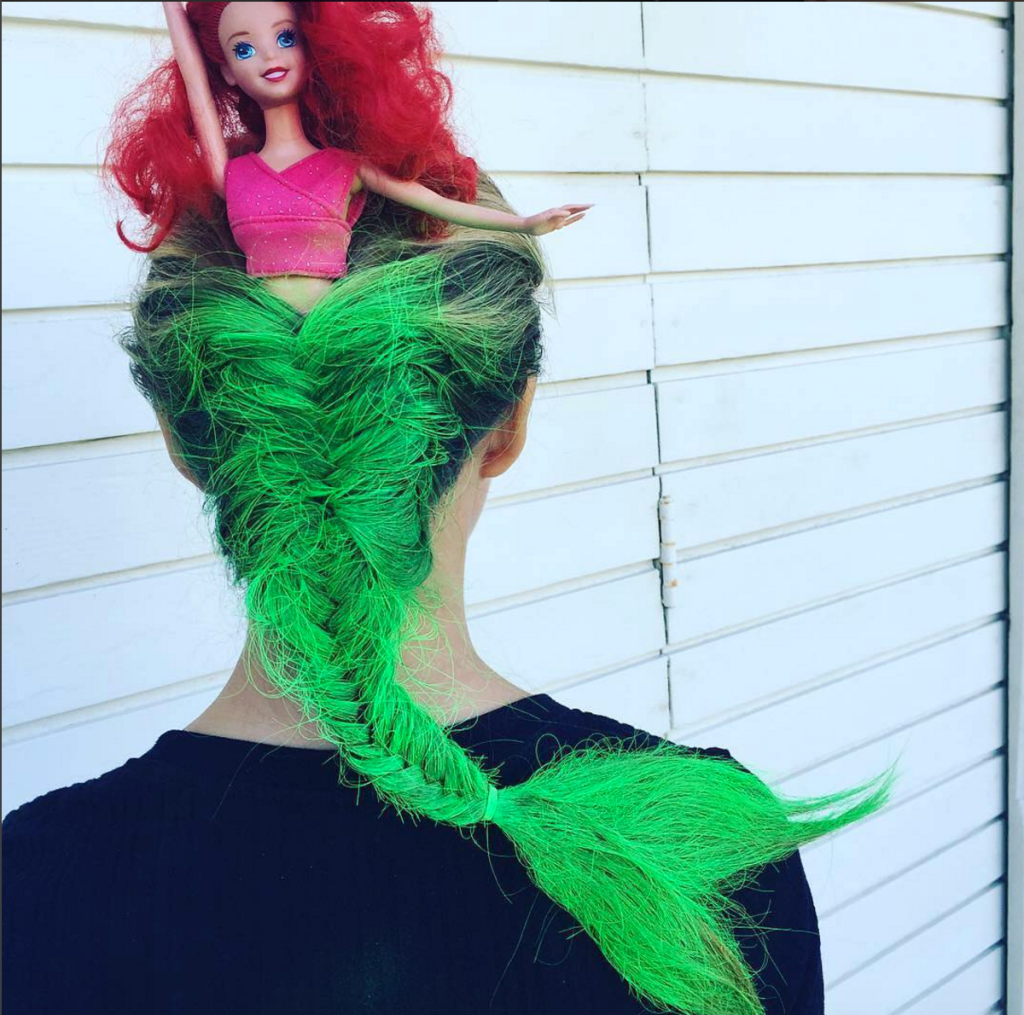 crazy hair day mermaid