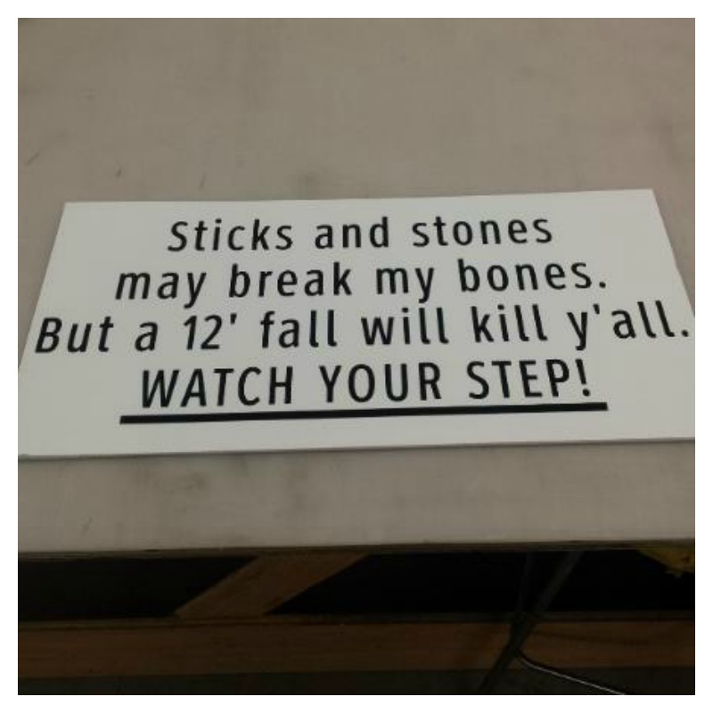 Warning Signs Fall
