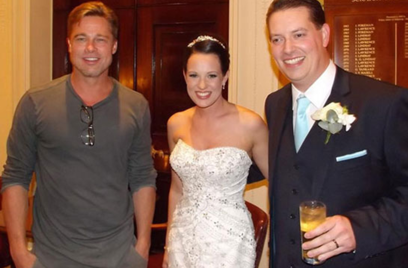 Brad Pitt Crash Wedding