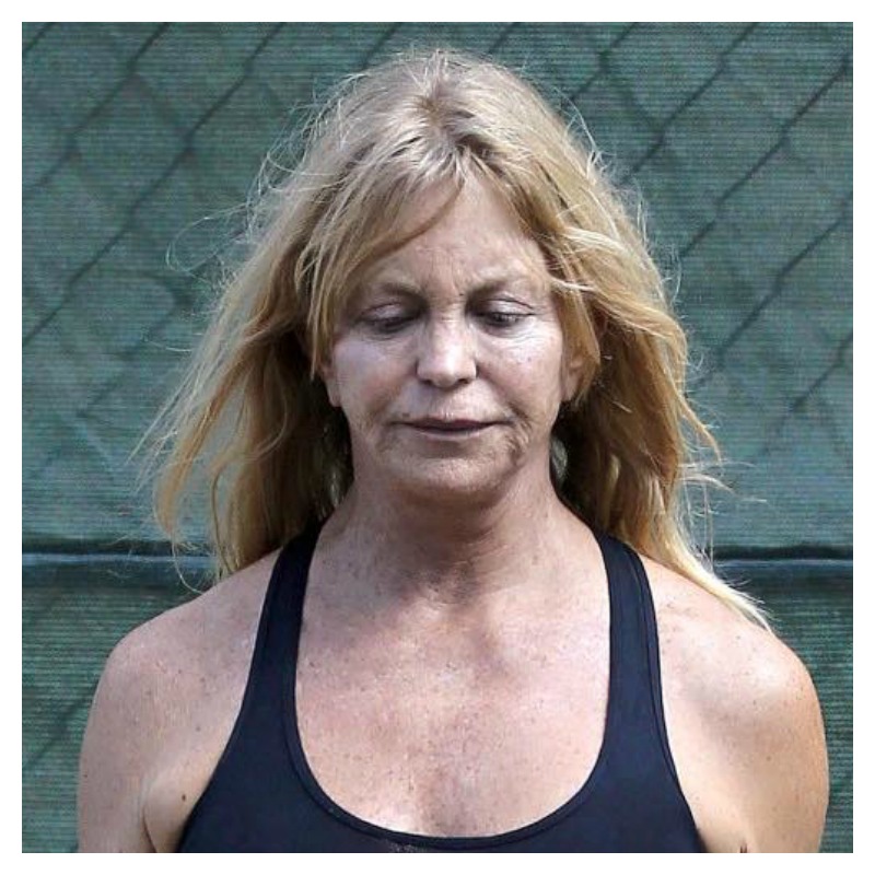 Celebrities Without Makeup Goldie Hawn