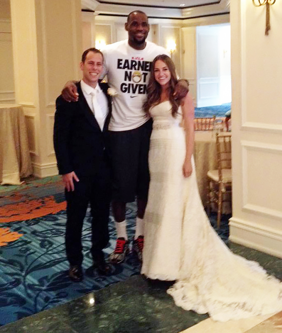 Lebron James Crash Wedding