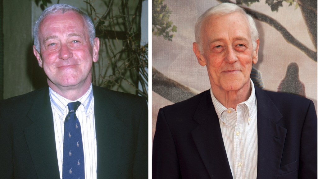 John Mahoney pictured in 1999 and 2010