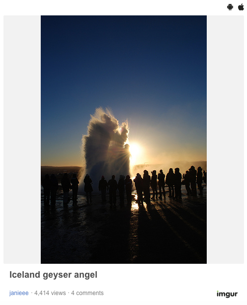 Iceland Geyser