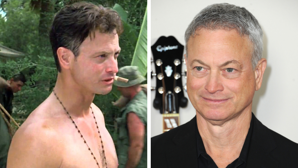 Gary Sinise in 1994 and 2020