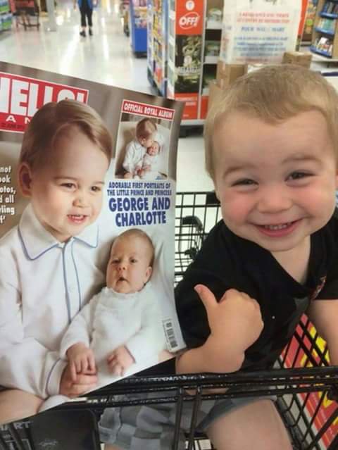 Prince George Baby Doppelganger