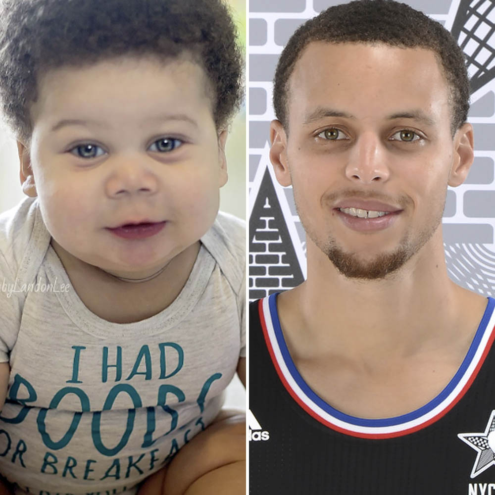 Stephen Curry Baby Doppelganger