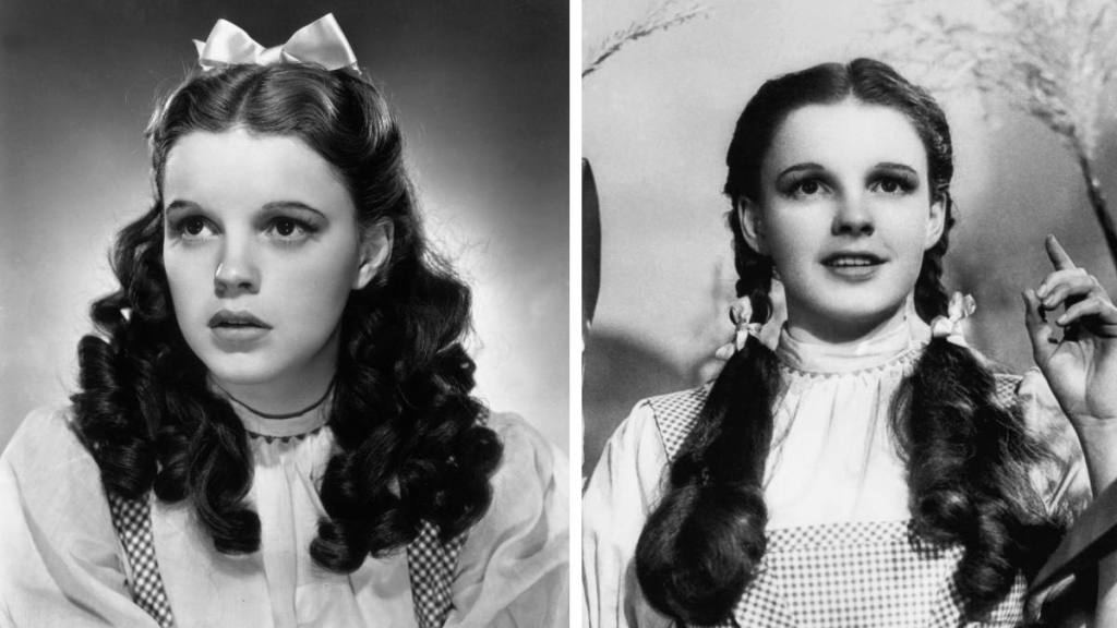 Judy Garland side by side (Wizard of Oz behind the scenes)