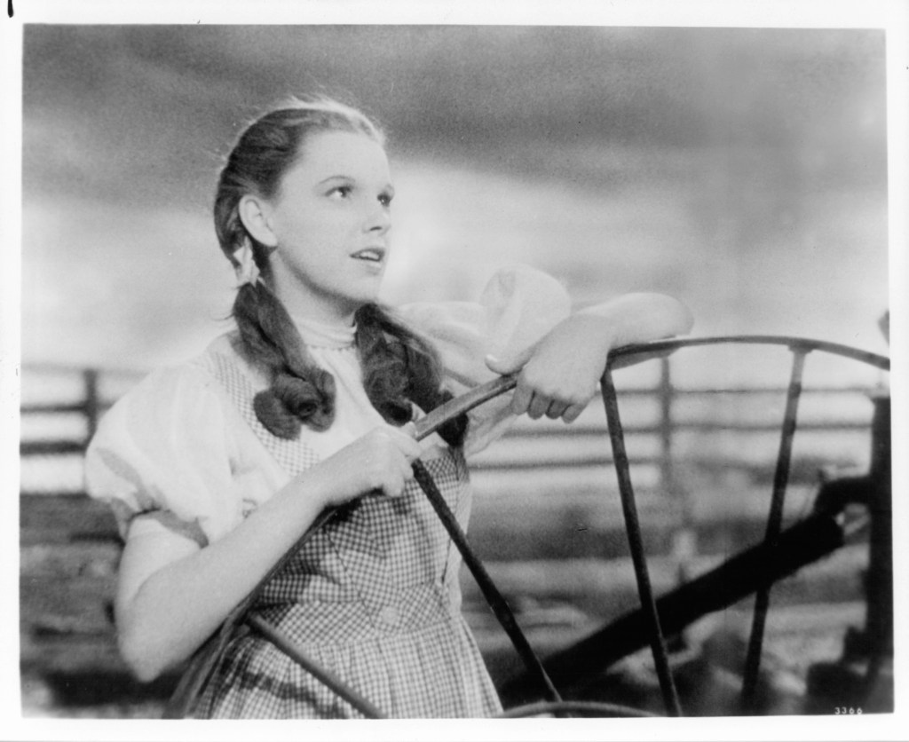 Judy Garland in a scene from the film 'The Wizard Of Oz', 1939. (Wizard of Oz behind the scenes)