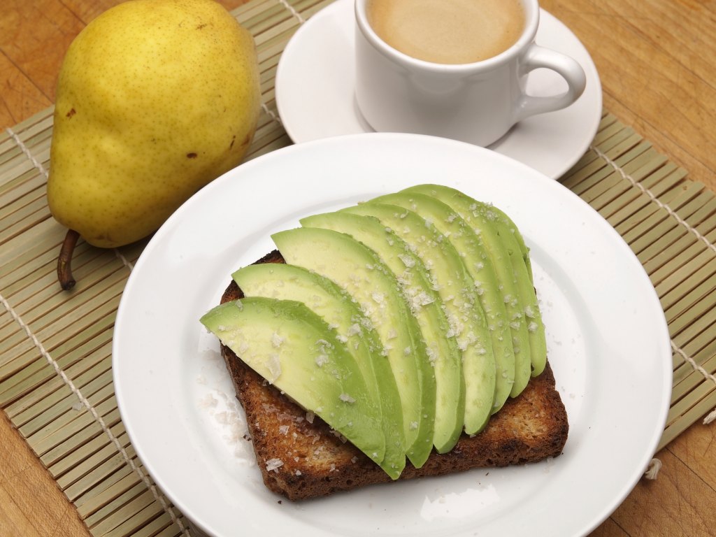 Avocado On Whole Wheat Toast