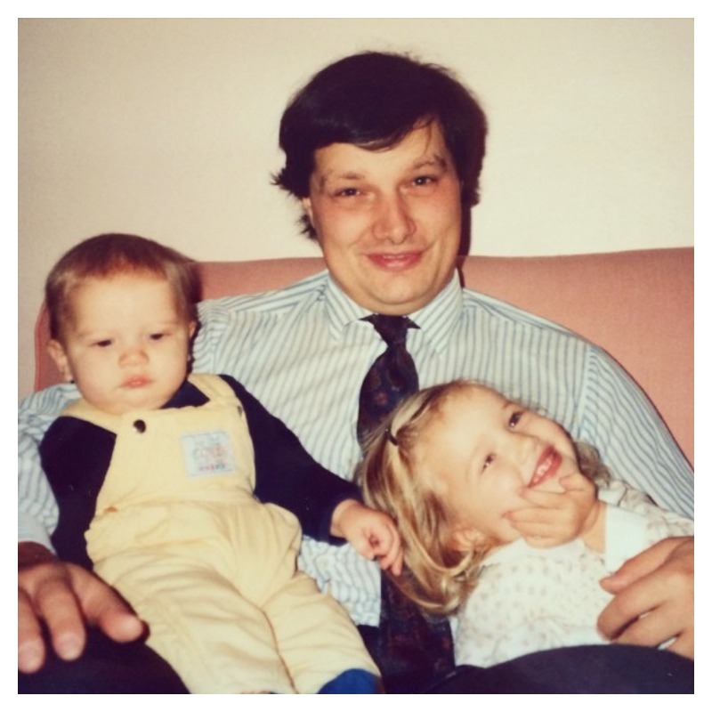 Celebs As Babies With Dads Rosie Hw