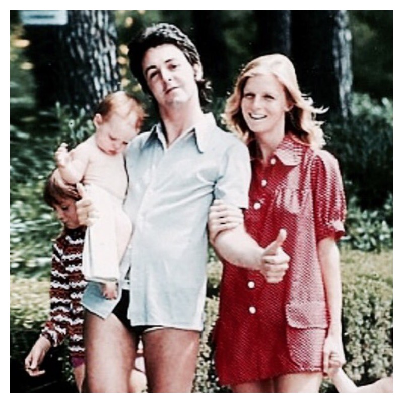 Celebs As Babies With Dads Stella Mccartney