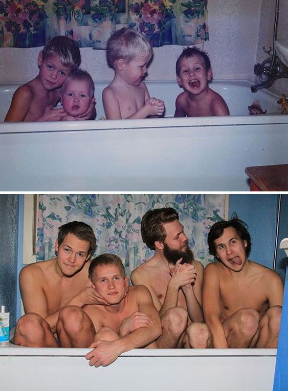 Sibling Recreated Photo 7