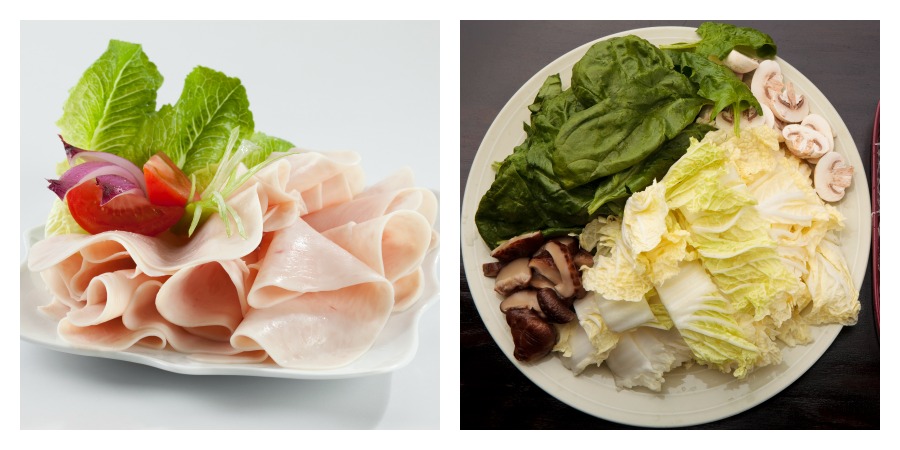 Sliced Turkey With Vegetables