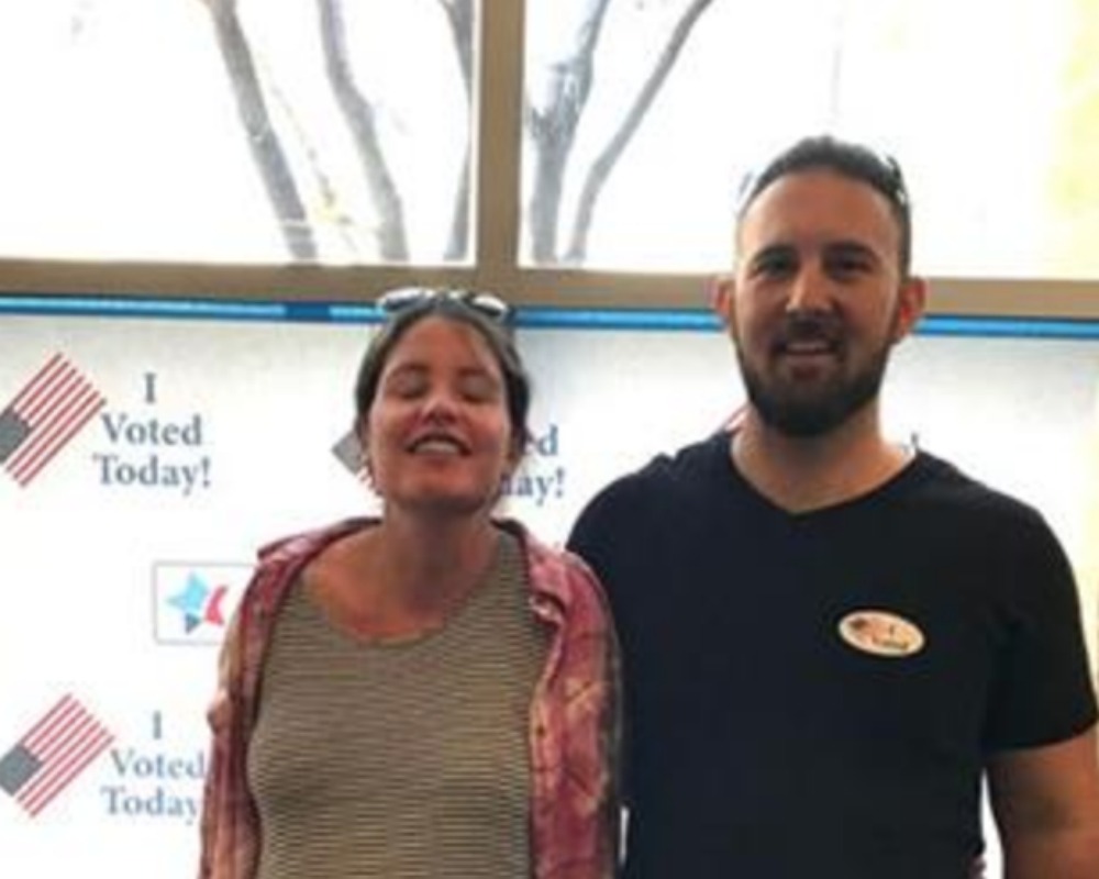 Woman Votes Crazy Labor