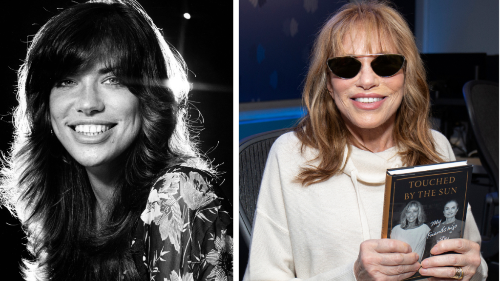Carly Simon in 1971 and 2019
