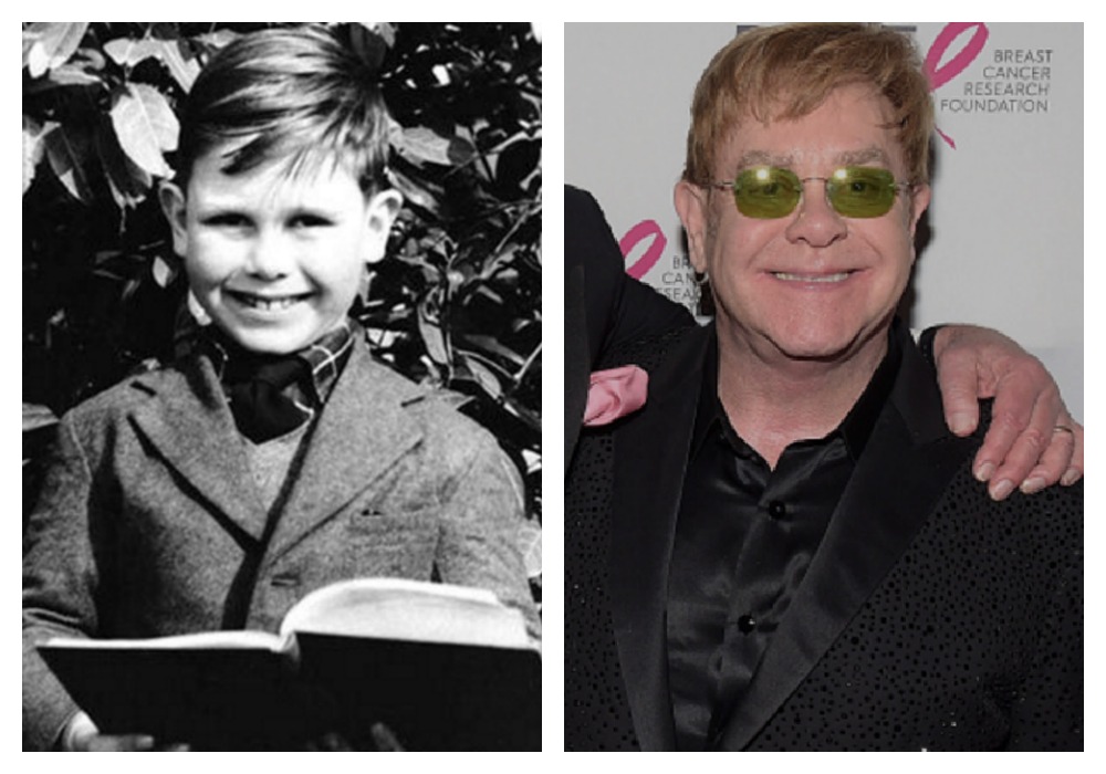 Celeb Childhood Photo Elton John
