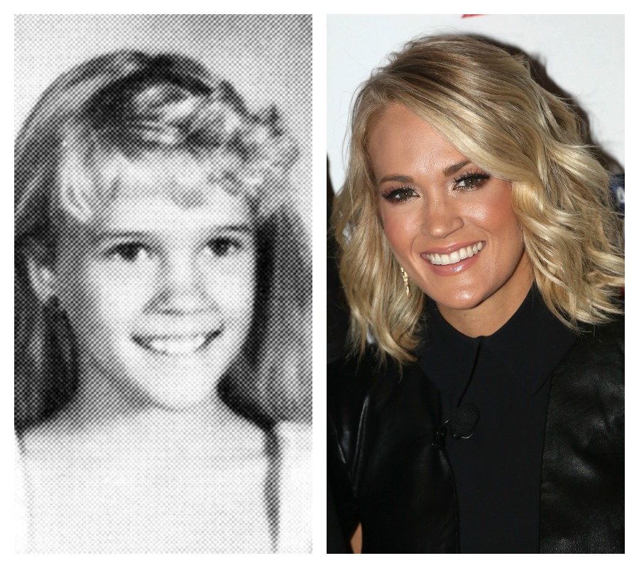 Celeb School Pics Carrie Underwood