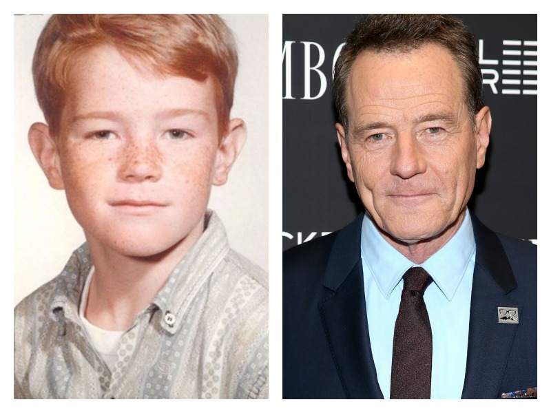 Celebs As Schoolchildren Bryan Cranston