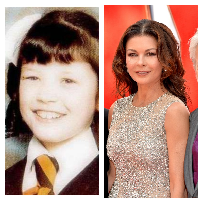 Celebs As Schoolchildren Catherine Zeta Jones