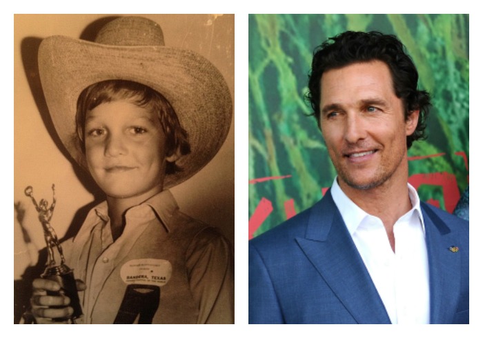 Celebs Childhood Photos Matthew Mcconaughey
