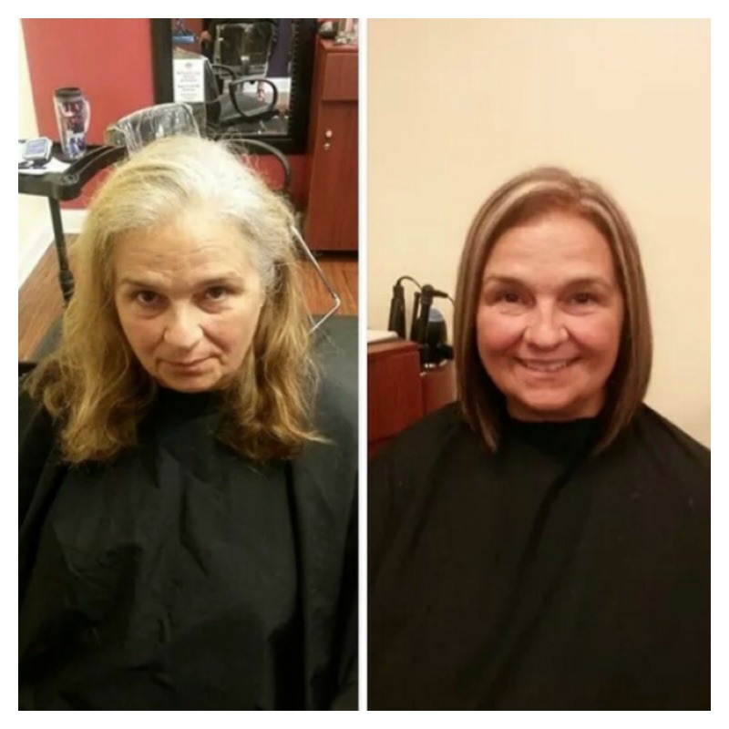 Hair Transformations Dark With Highlights