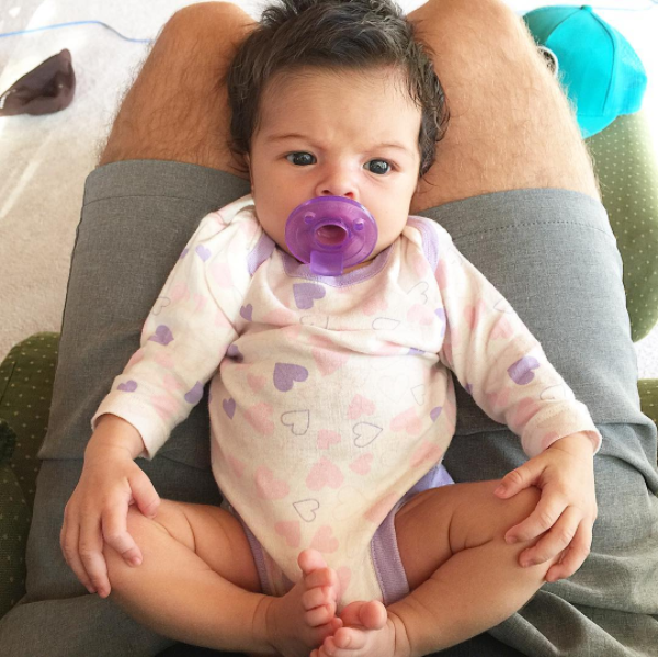 Babies born with lots of hair