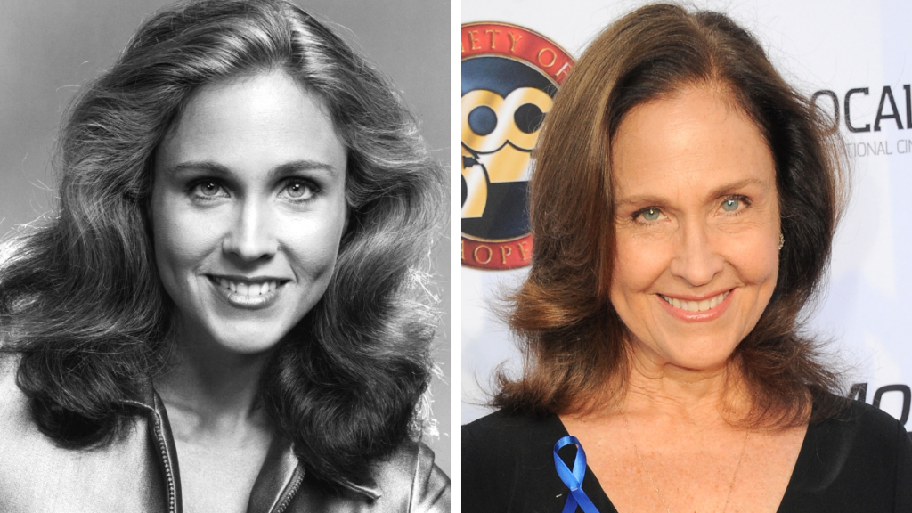 Erin Gray in 1979 and 2015