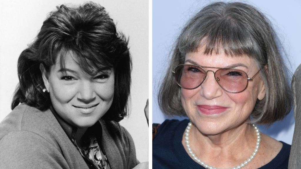 Mindy Cohn in 1985 and 2023