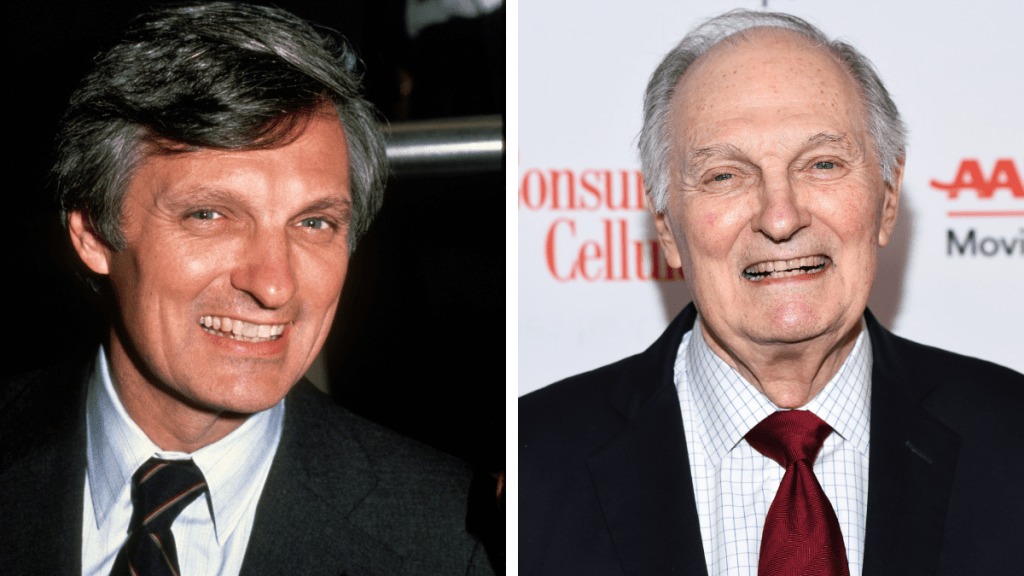 Alan Alda in 1981 and 2021
