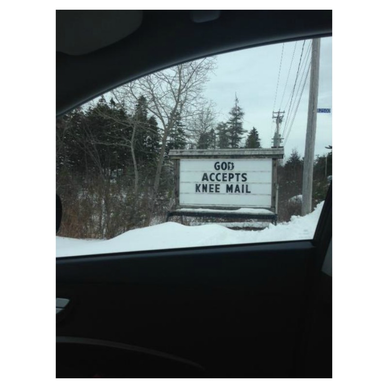 Funny Church Signs Email