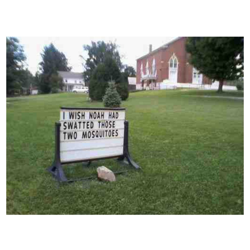 Funny Church Signs Noah